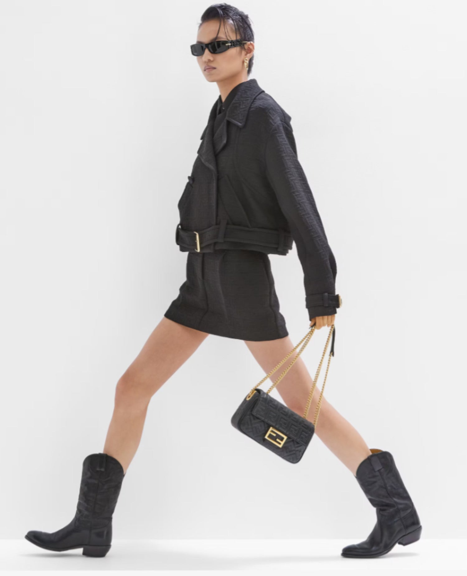 FND Baguette Chain Midi