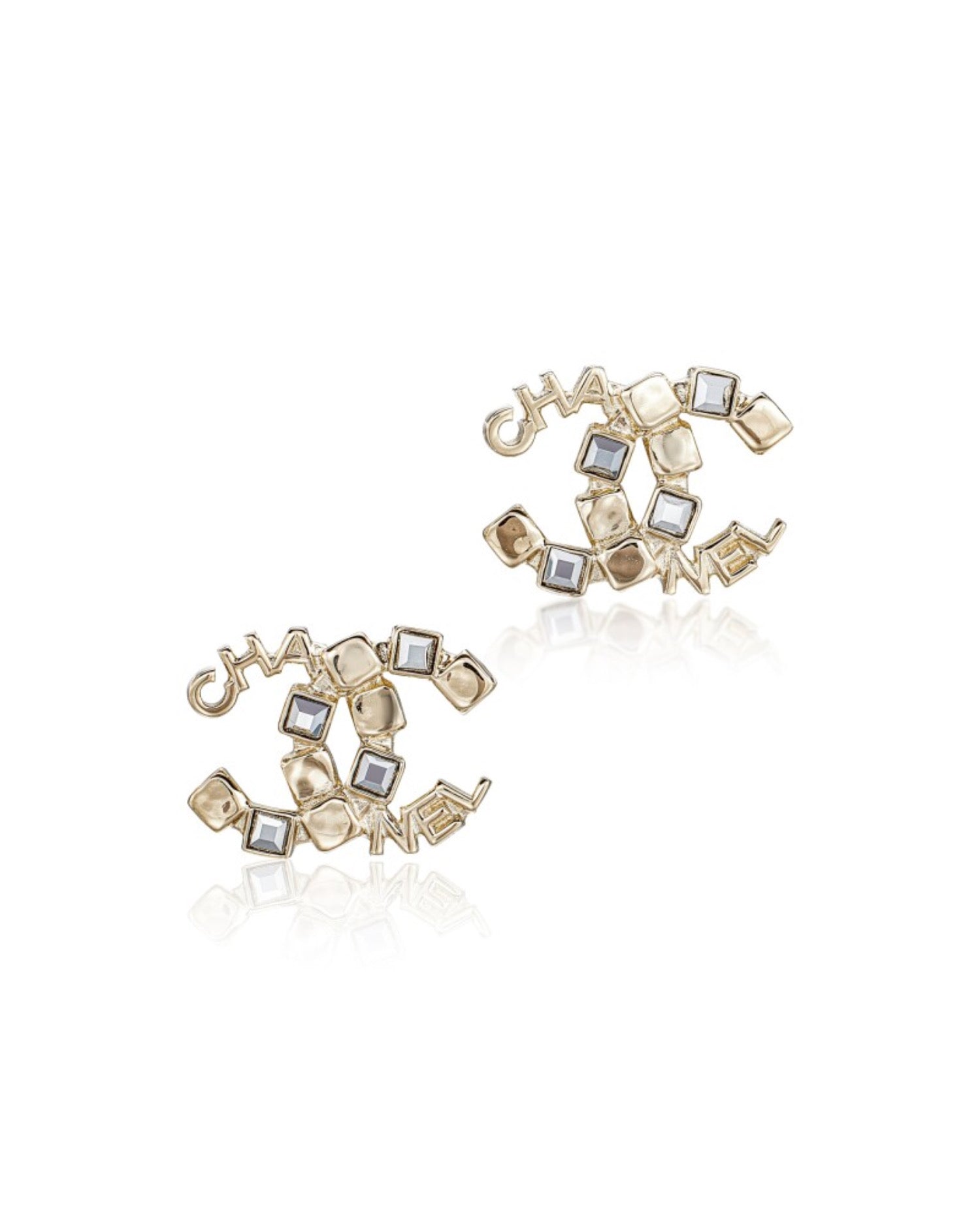 COCO Crystal Hoop CC Earrings