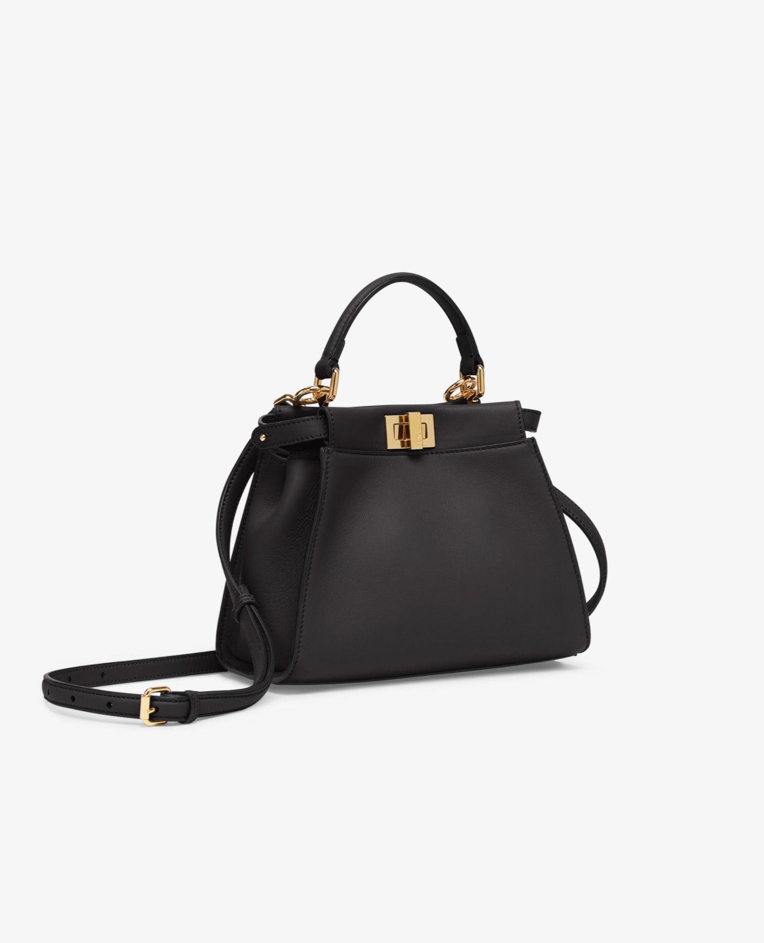 FND Peekaboo Mini Black Leather