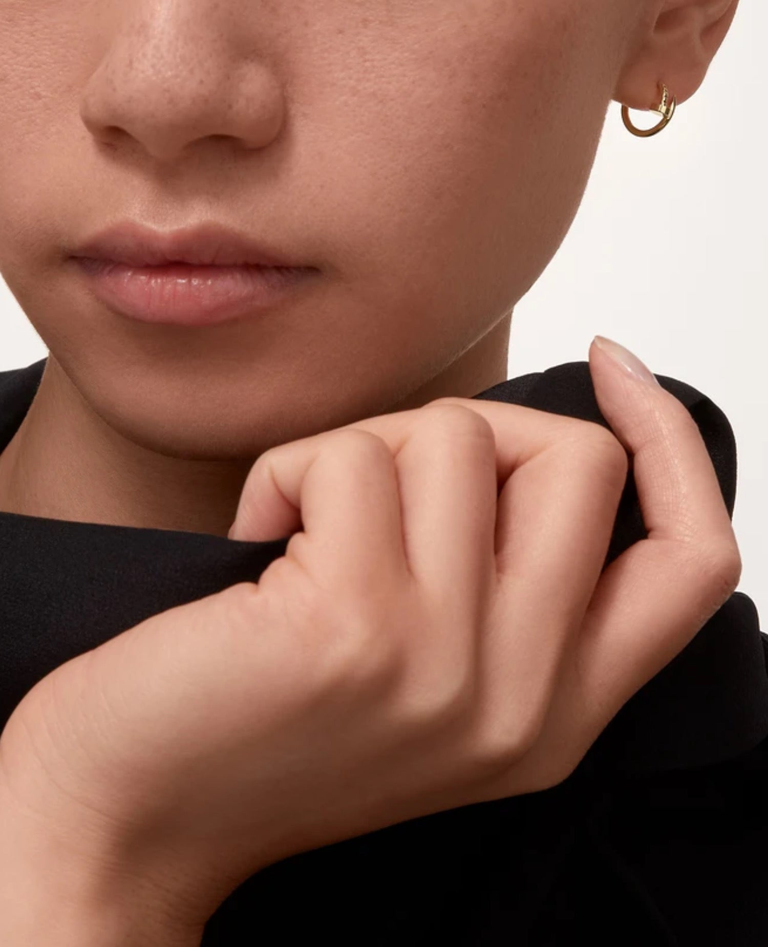 CRT Juste Un Clou Earrings, Yellow Gold