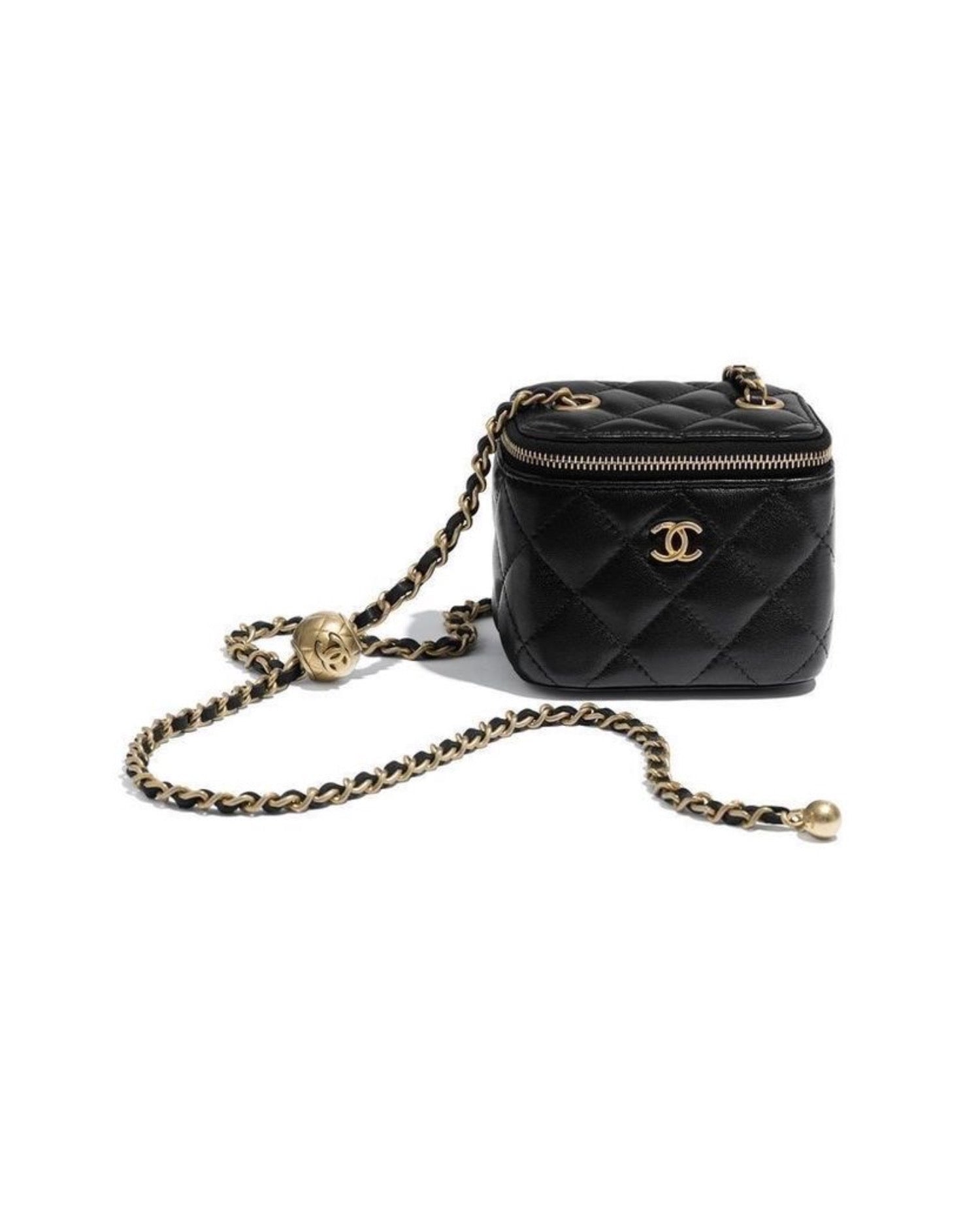 COCO Mini Vanity Bag Lambskin Black