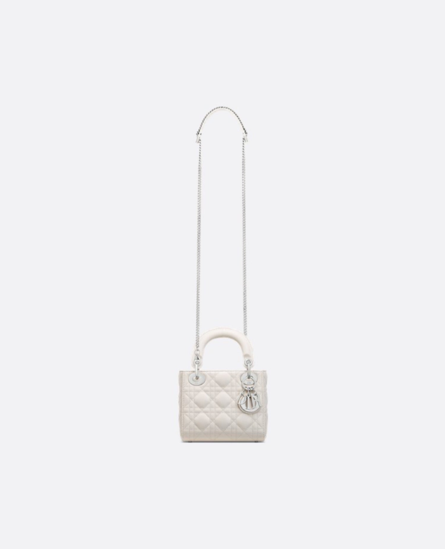 DR Mini Lady DR Bag Latte Silver Hardware - DR Image
