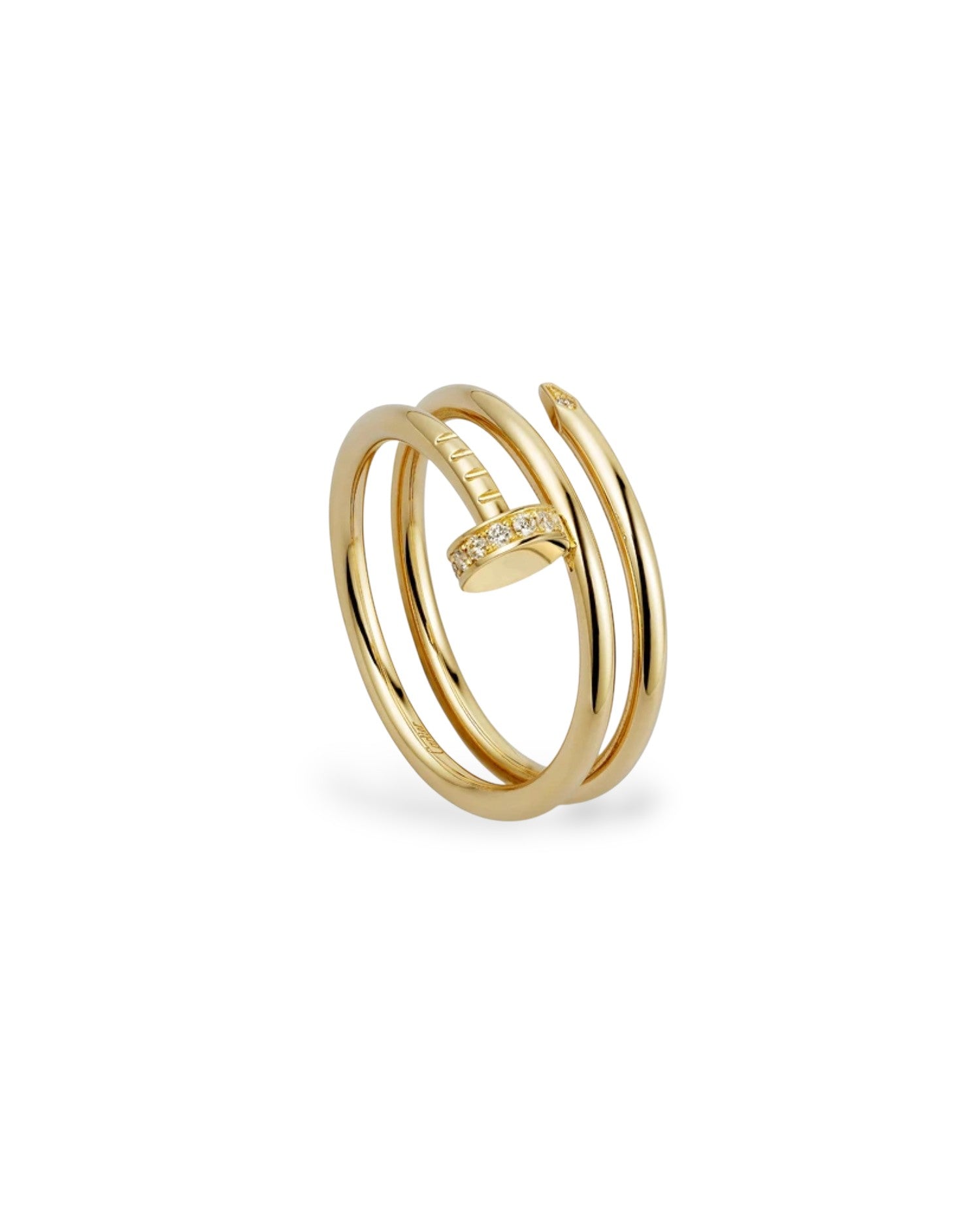 CRT Juste un Clou Ring, double, diamonds