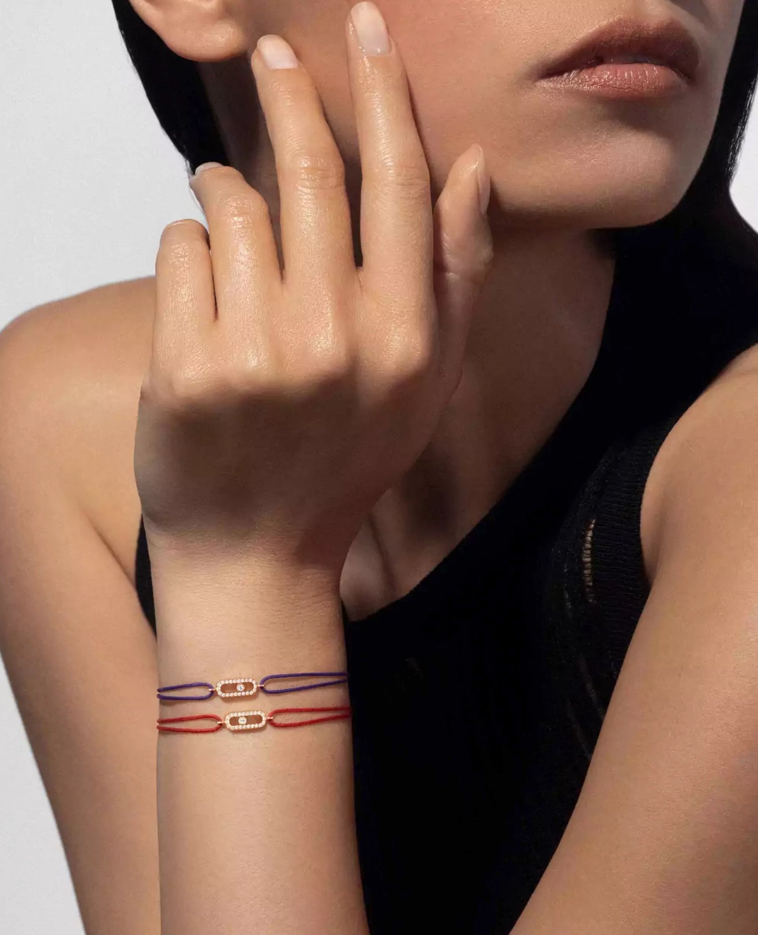 MSK  Move Uno Cord Bracelet Red