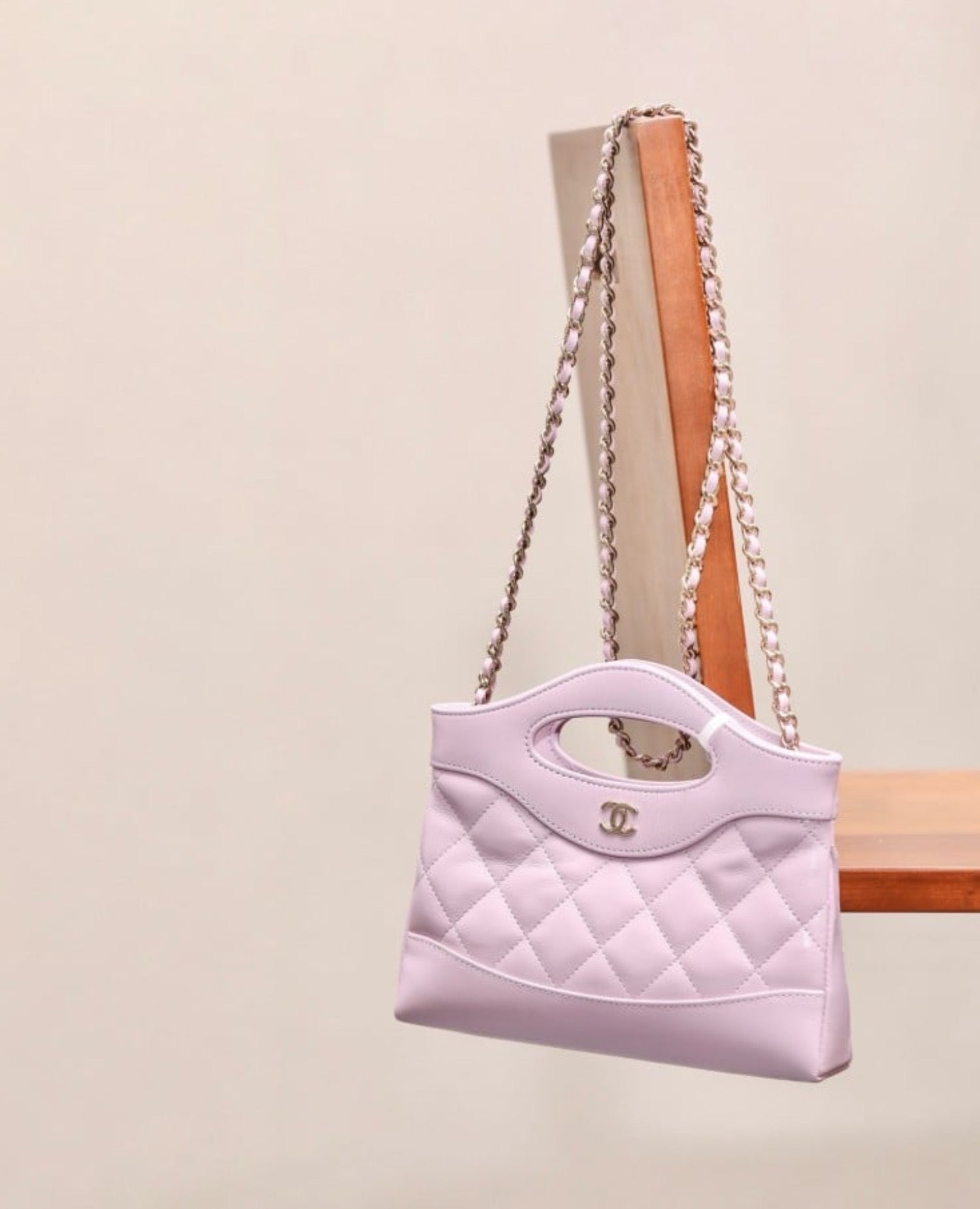 COCO Shiny Nano 31 Shopping Bag Light Pink