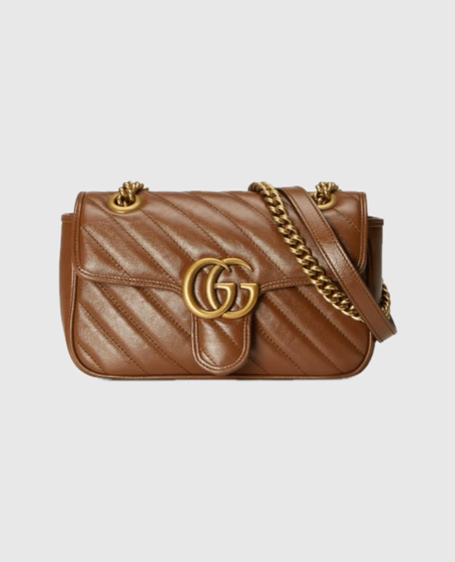 GCC GG Marmont Mini Bag Brown