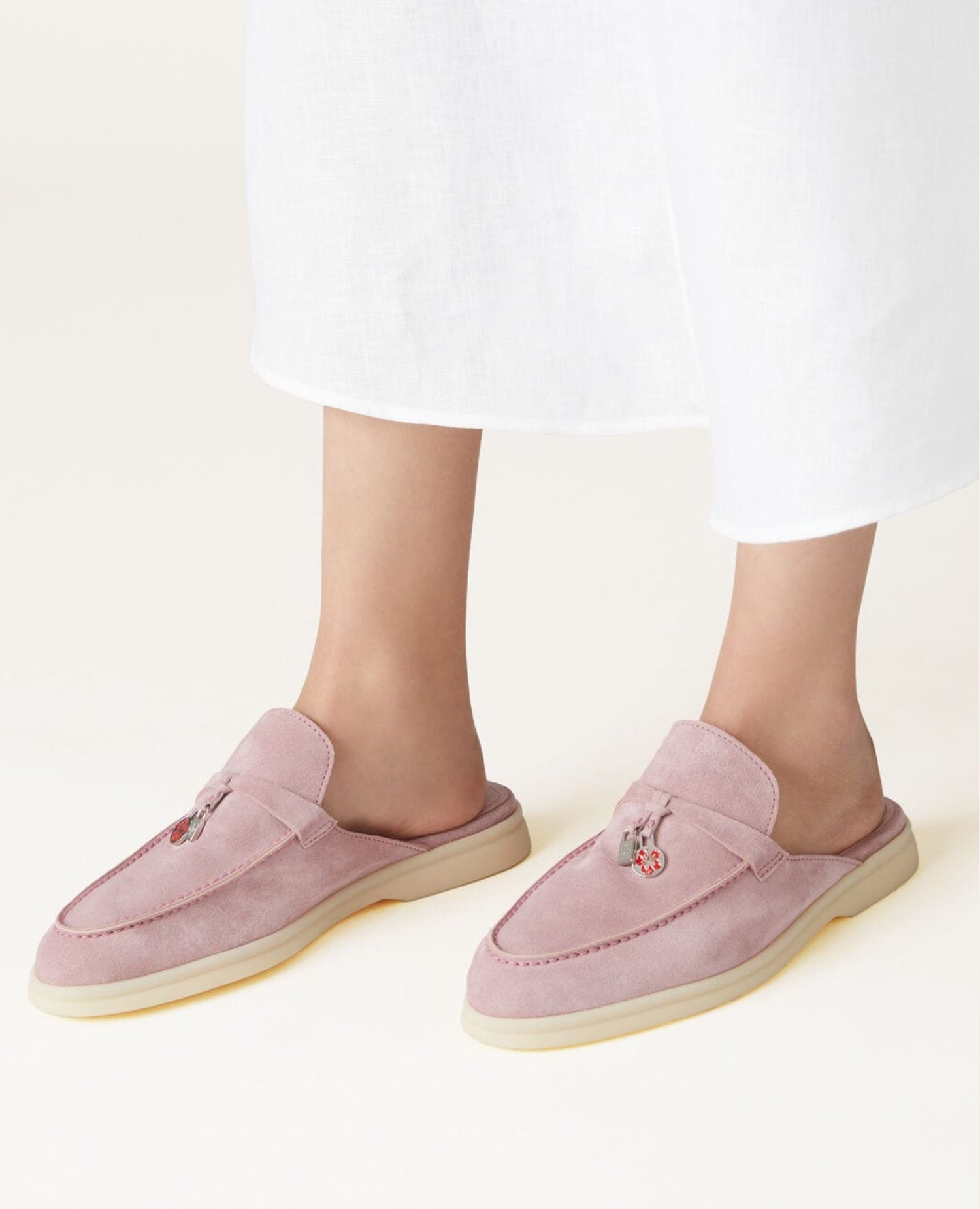 LP Babouche Charms Walk Loafers Light Peony