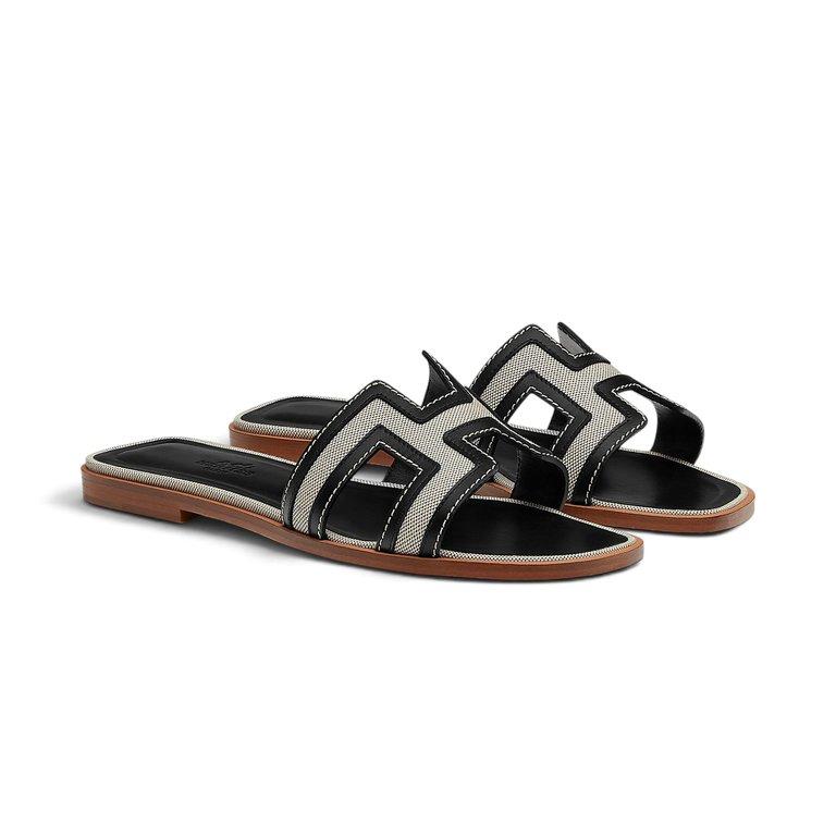 HMS Oran sandal Prunoir / Noir