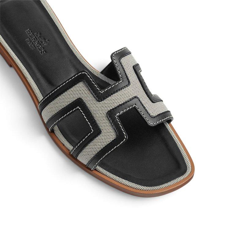 HMS Oran sandal Prunoir / Noir