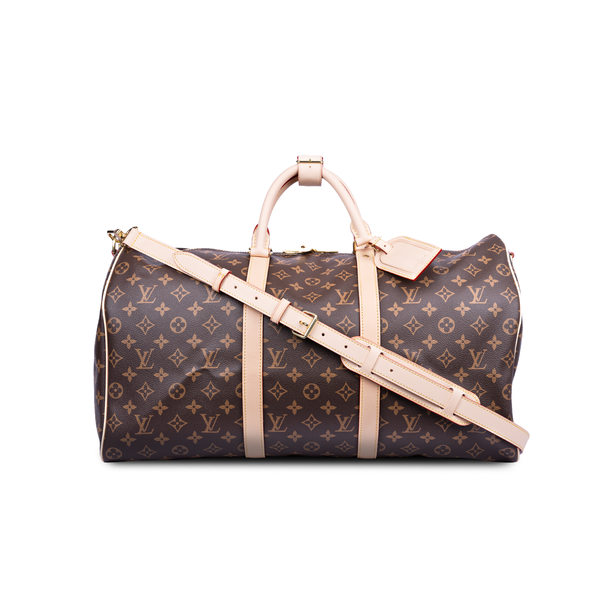 LVN Keepall 50 Monogram Coated Canvas