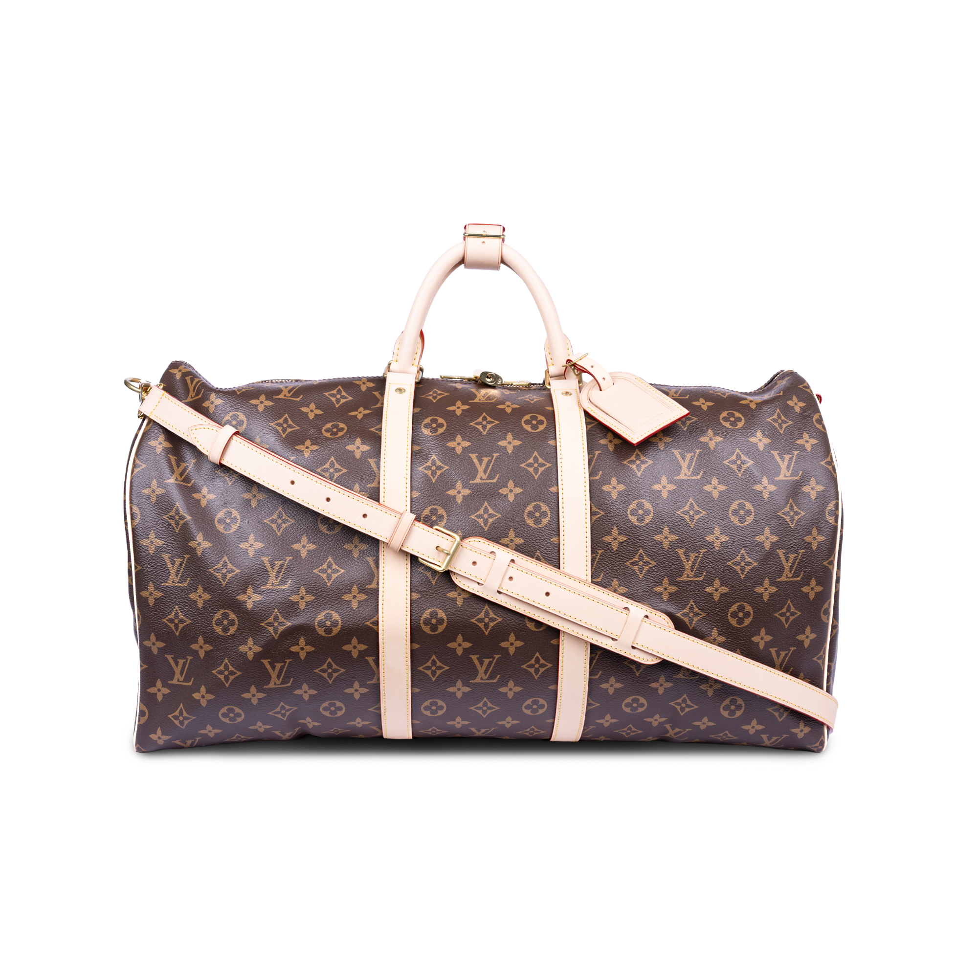 LVN Keepall 55 Monogram Coated Canvas