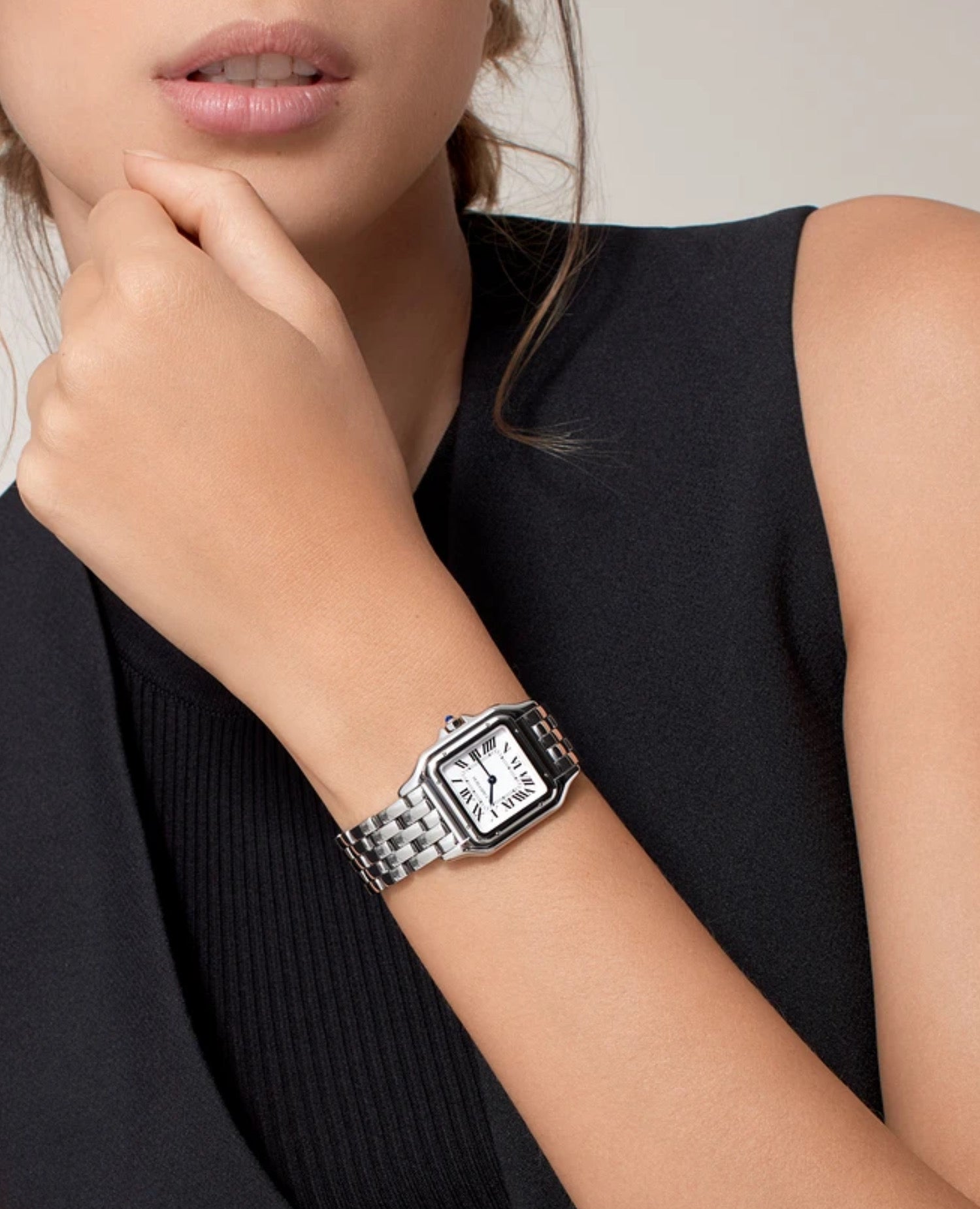 CRT Panthère De CRT Watch, Medium Model, Silver