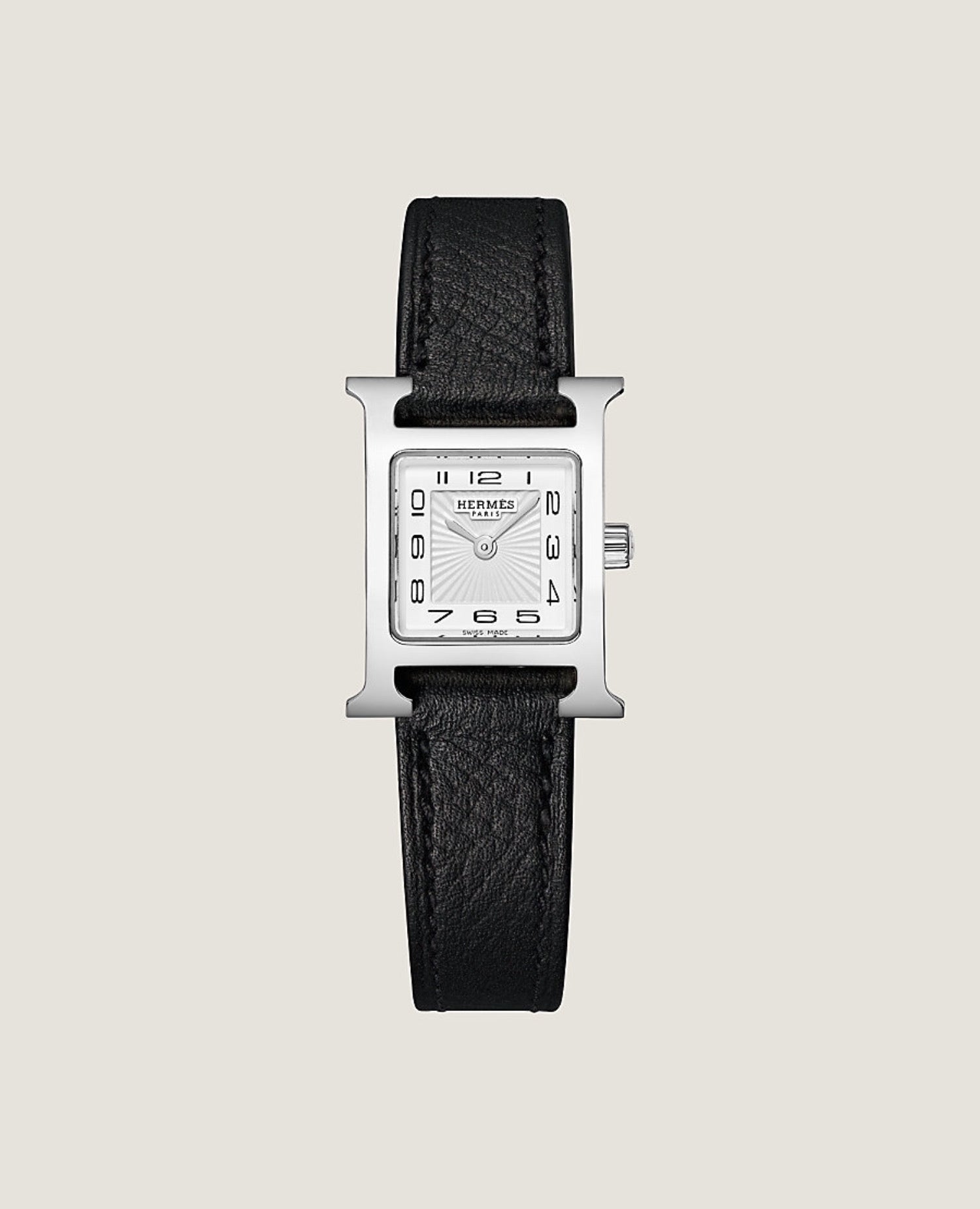HMS Heure H watch, Mini model, 21 mm Noir / Silver