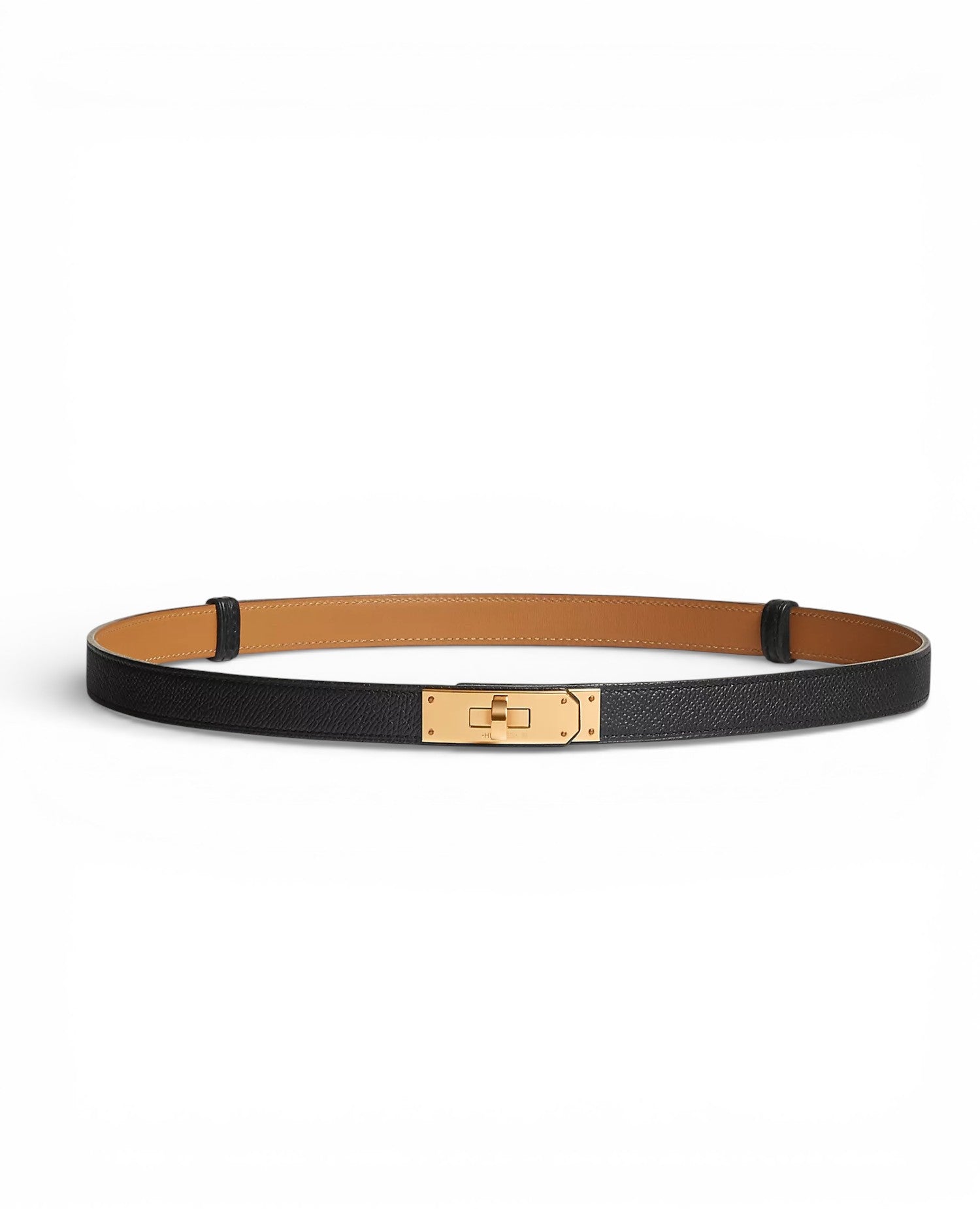 HMS Kelly 18 belt Gold Hardwear Noir