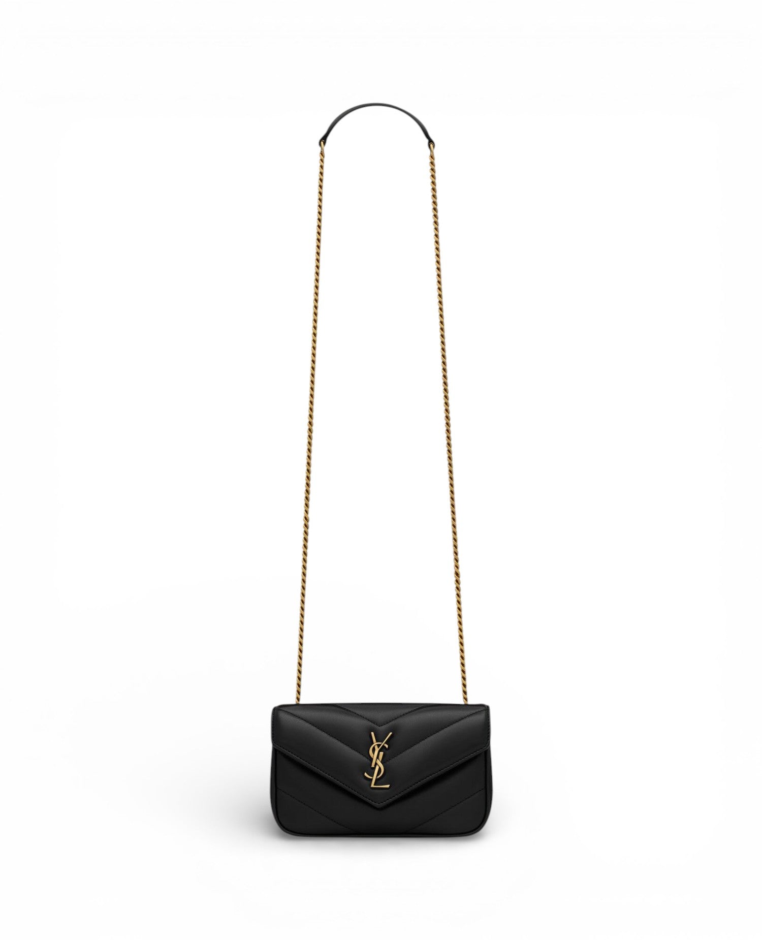 STL Loulou Mini In Lambskin Black