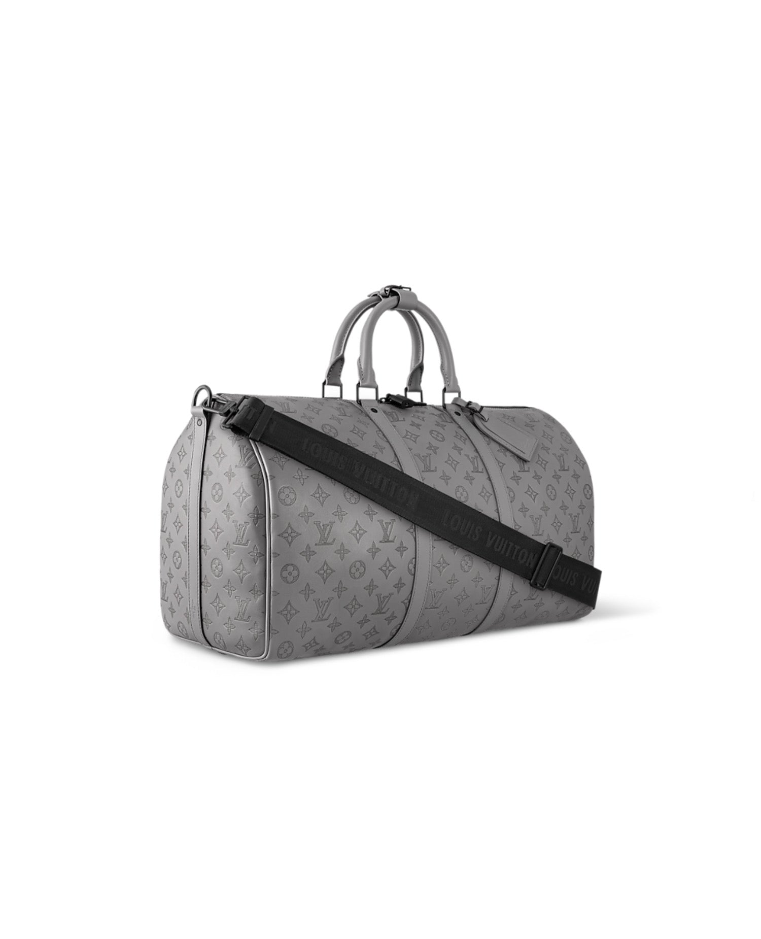 LVN Keepall 50 Monogram Shadow Grey