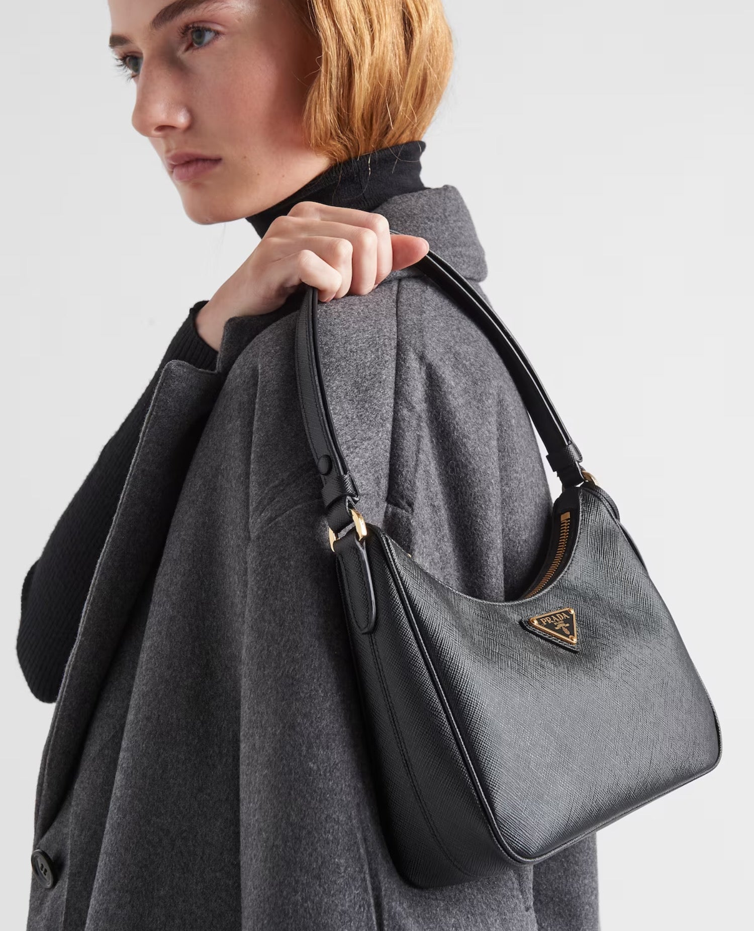 PRD Re-Edition Saffiano leather mini bag