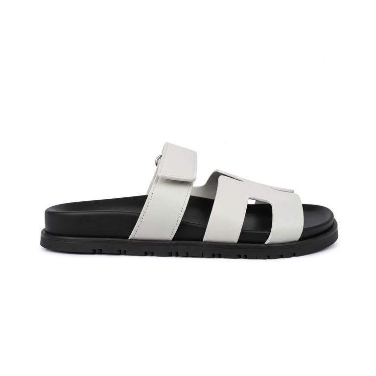 HMS Chypre Sandal Goatskin White