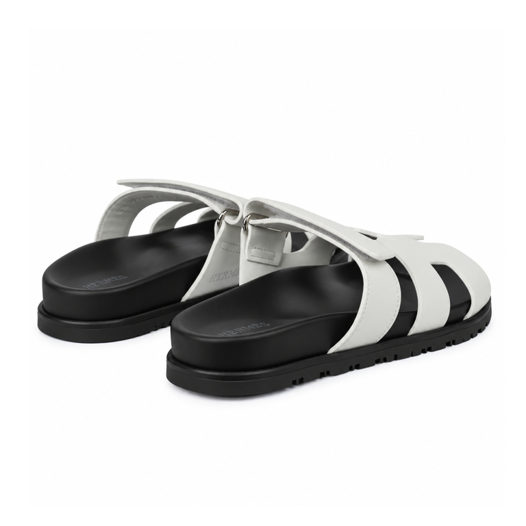 HMS Chypre Sandal Goatskin White