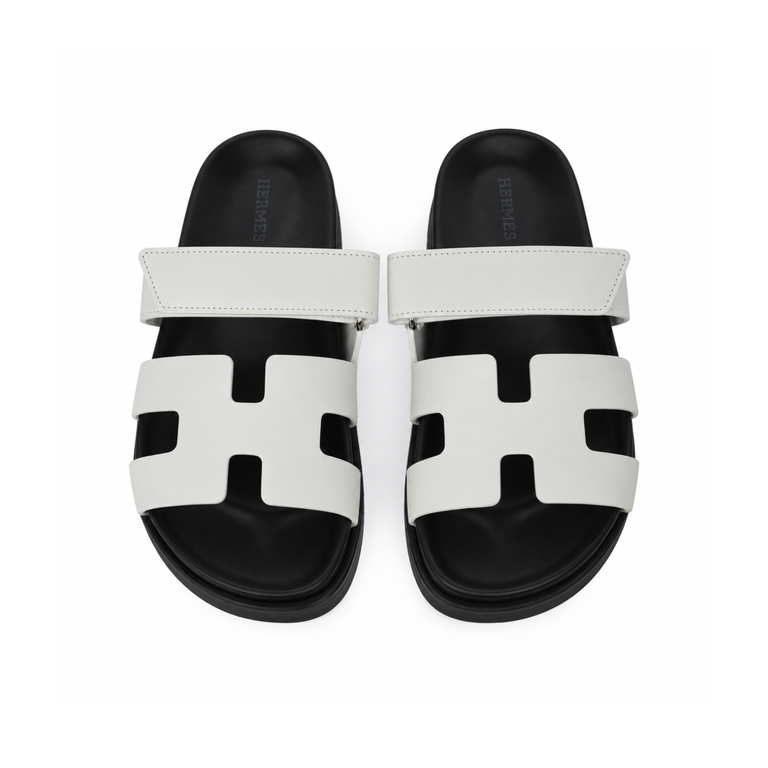 HMS Chypre Sandal Goatskin White