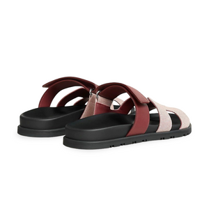 HMS Chypre Sandal rouge H Canvas and Calfskin