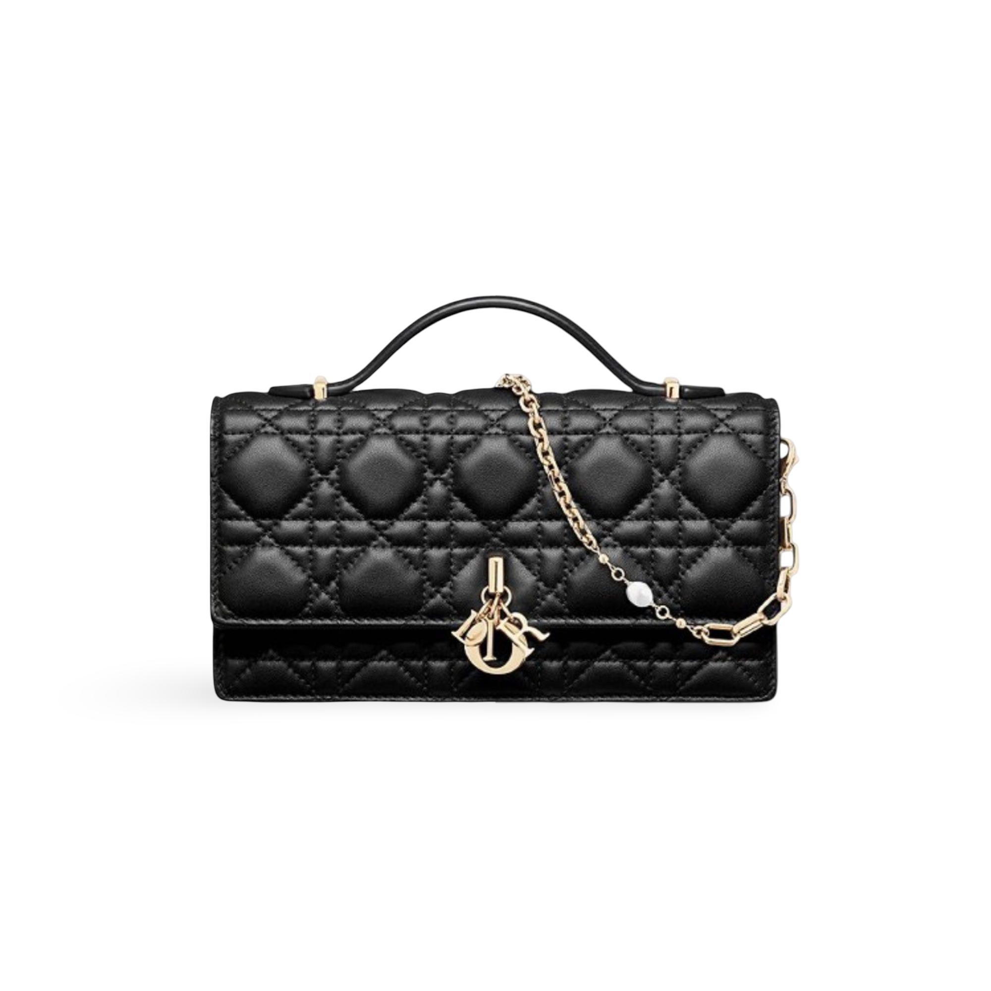 DR Mini Miss Bag Black Cannage Lambskin