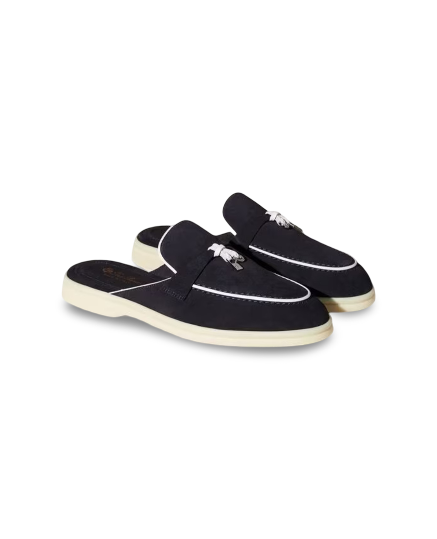LP Babouche Charms Walk Loafers Navy Blue