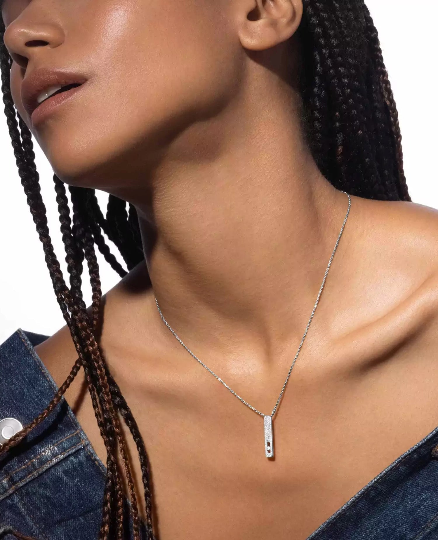 MSK  My First Diamond Pavé Necklace