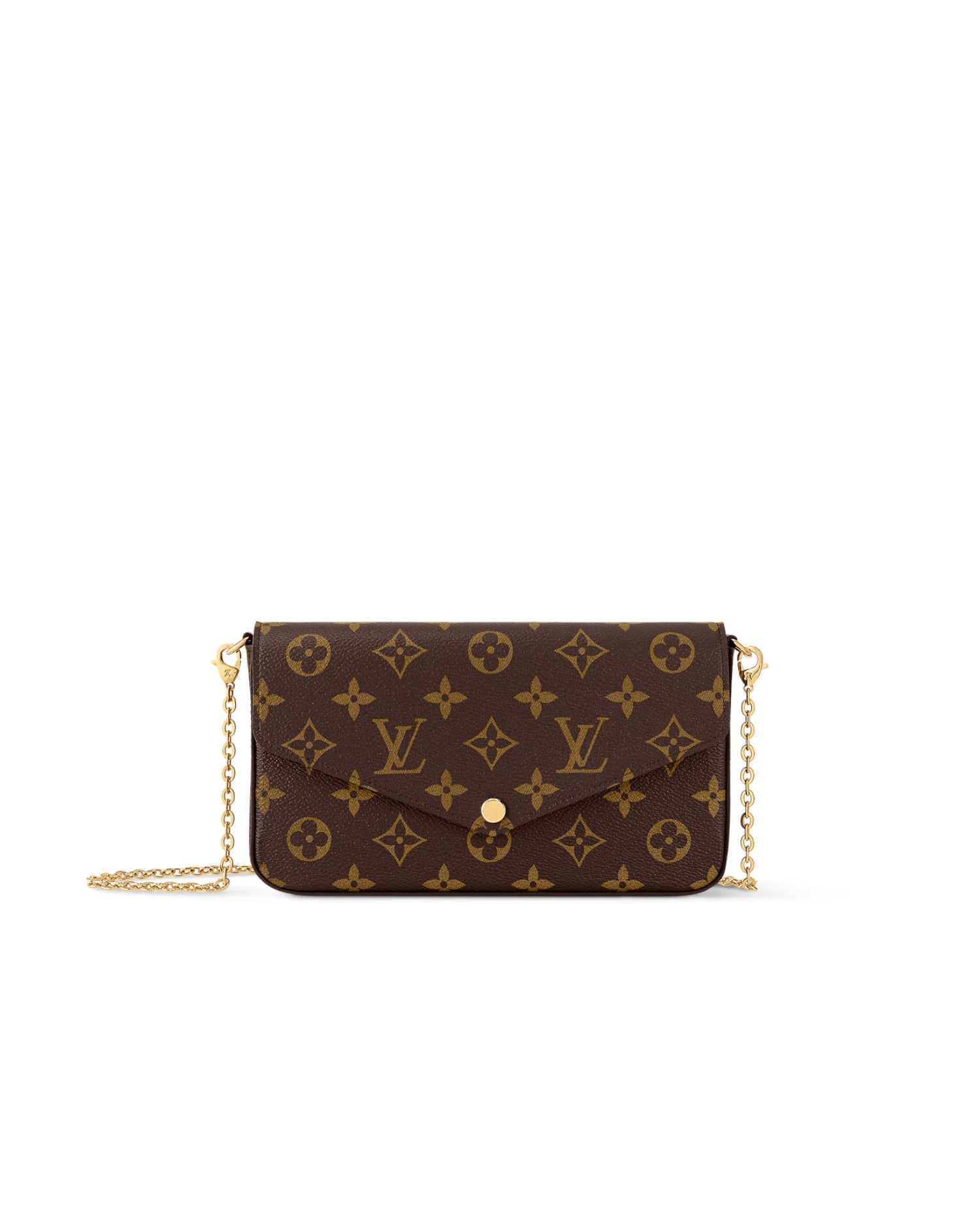 LVN Félicie Pochette Monogram Coated Canvas