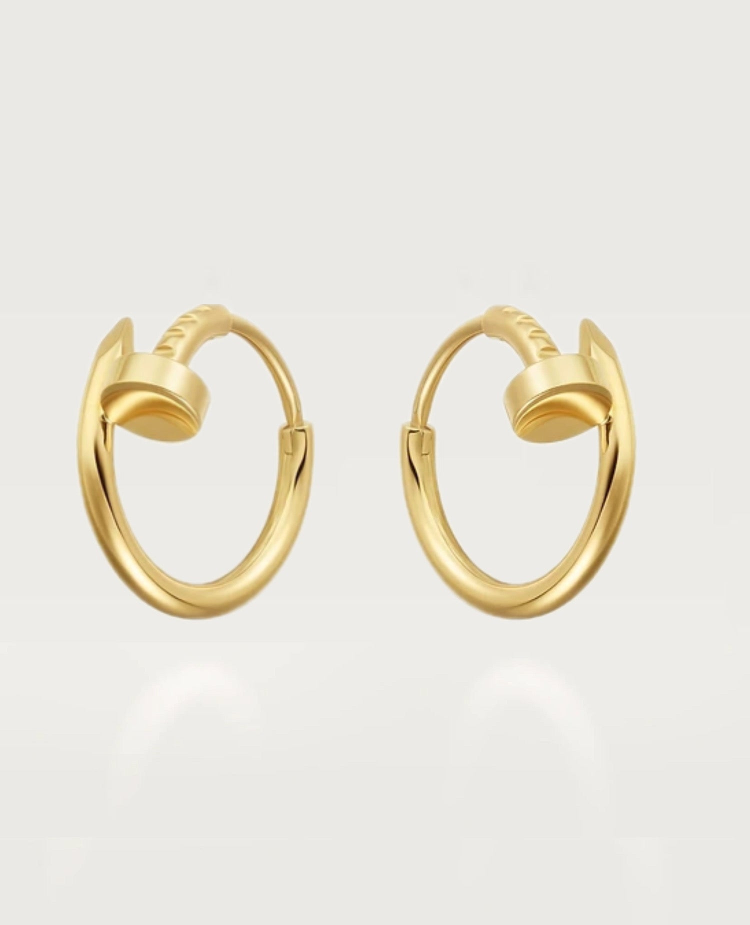 CRT Juste Un Clou Earrings, Yellow Gold