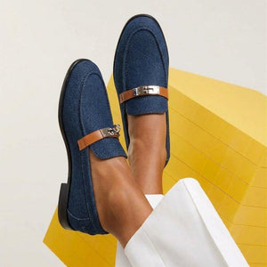 HMS Destin Loafer Bleu Brut / Gold