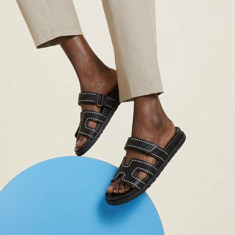HMS Chypre Sandal Black And crystals