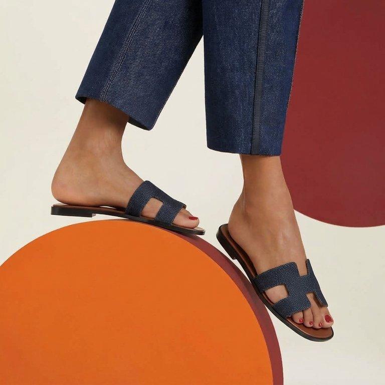 HMS Oran Sandal Navy Blue