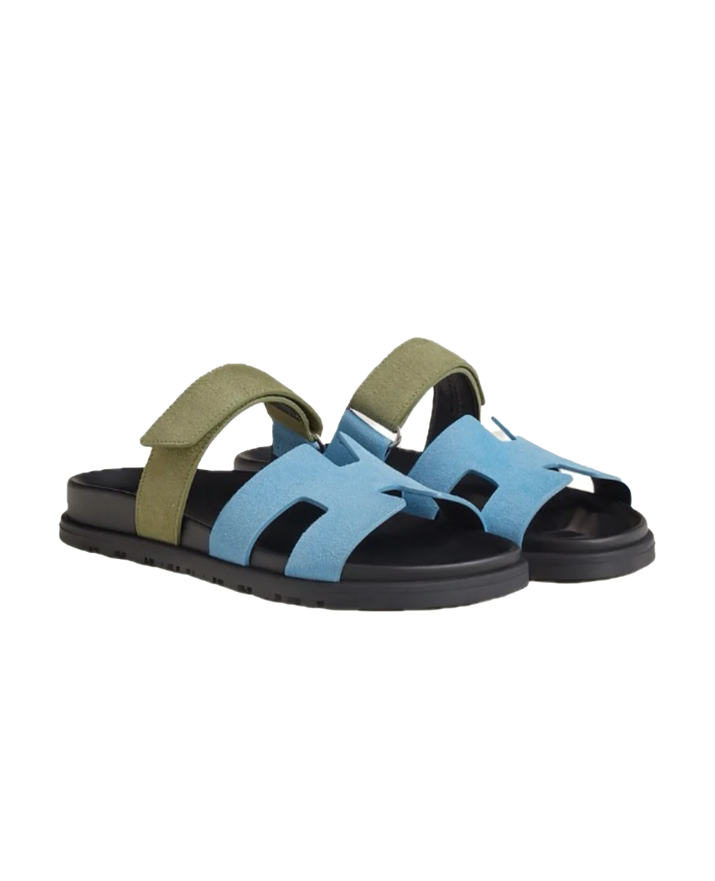 HMS Chypre Sandal Bleu Cameo / Vert Celadon