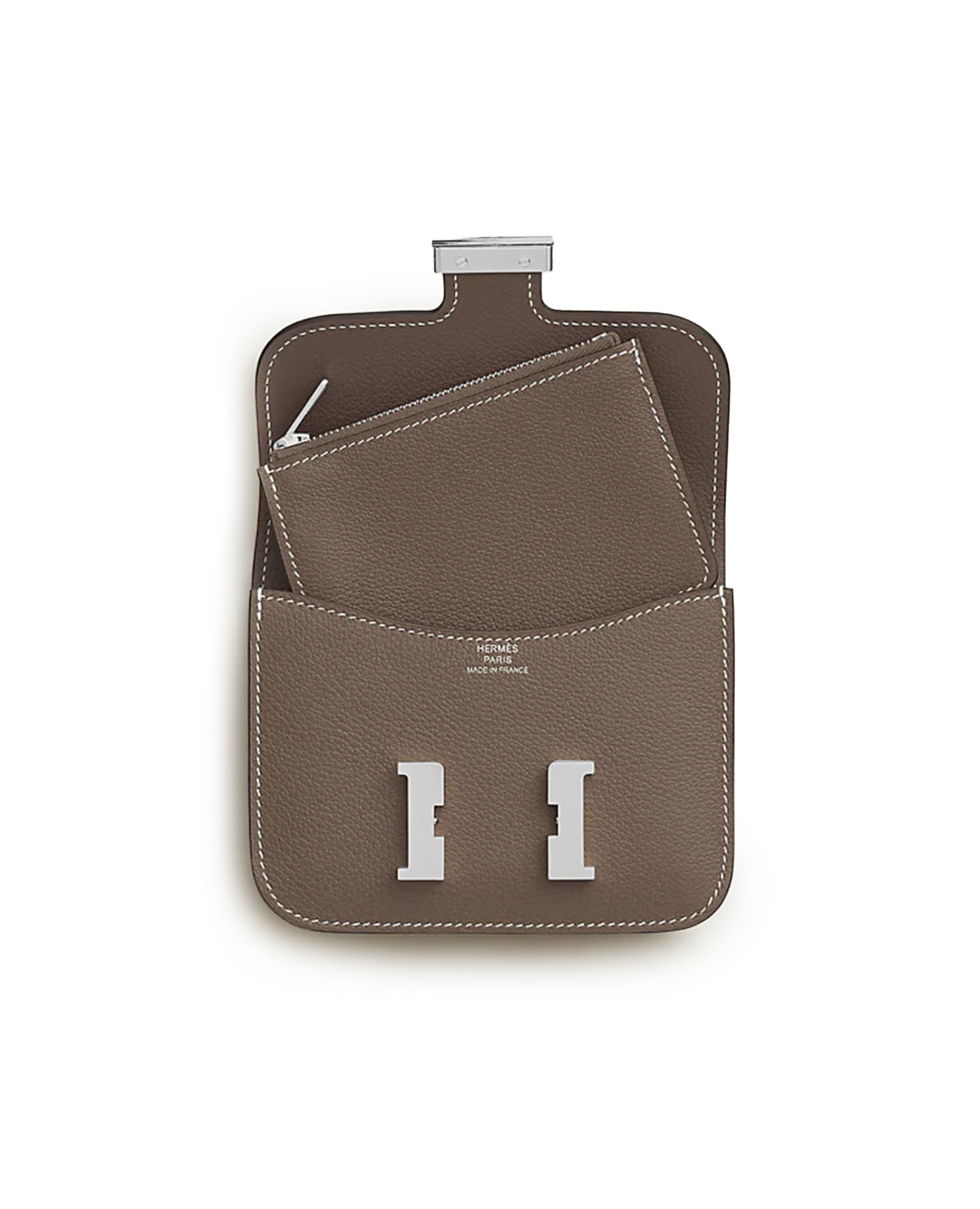 HMS Constance Slim Wallet Gris Etain