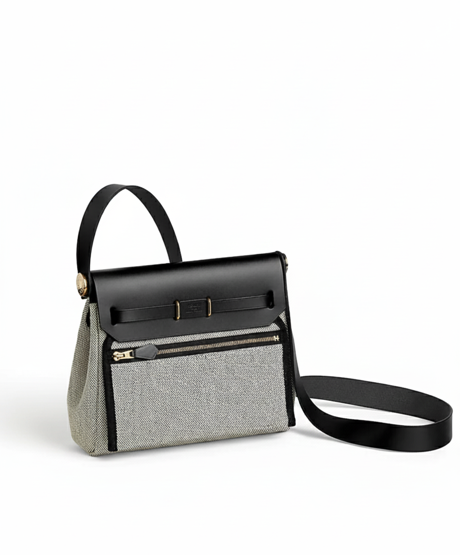 HMS Herbag Zip 20 Bag Ecru Black