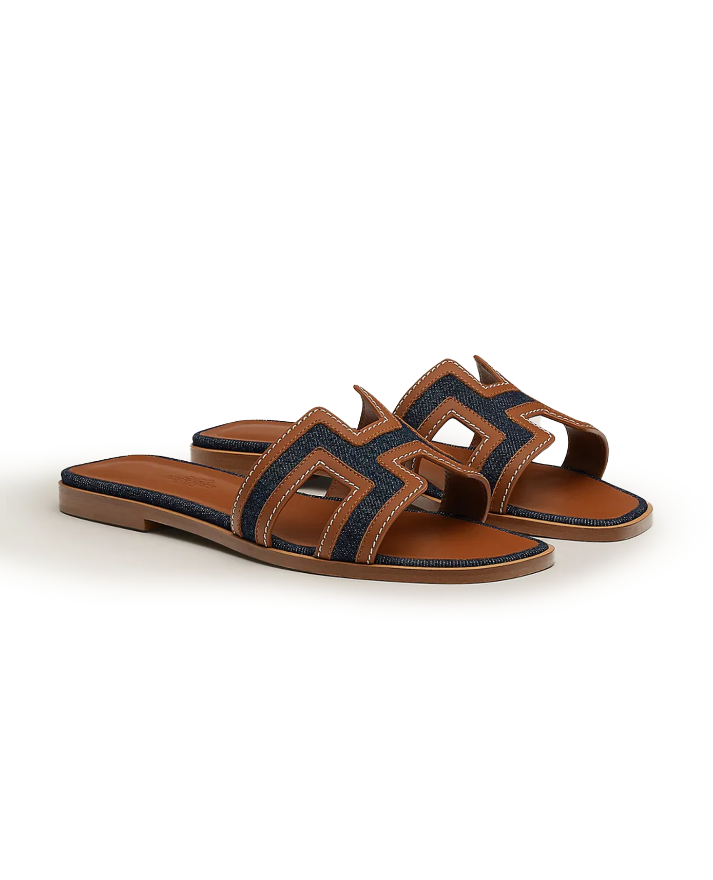 HMS Oran Sandal Bleu Brut / Gold