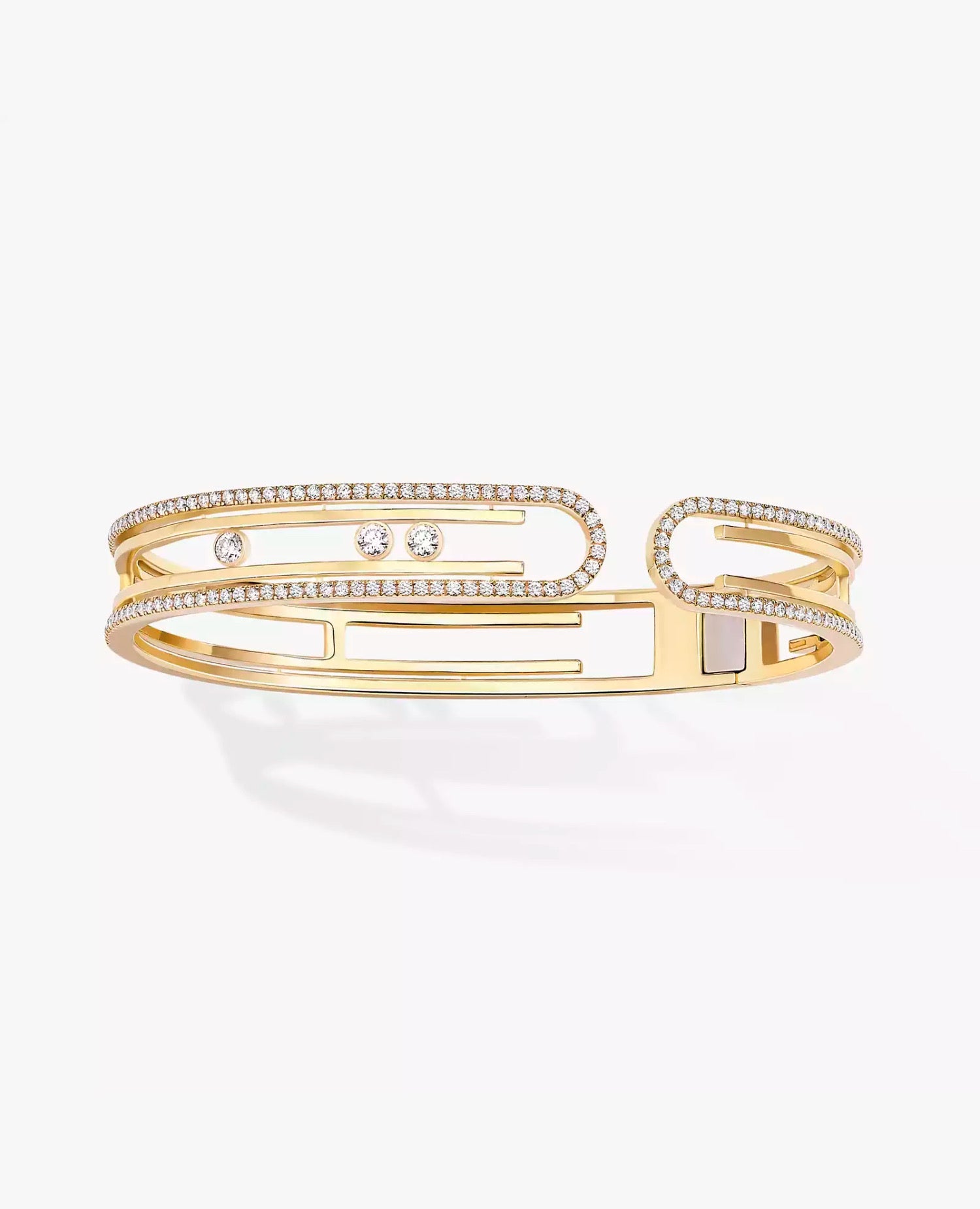 MSK  Move Romane Large Pavé Bangle Bracelet