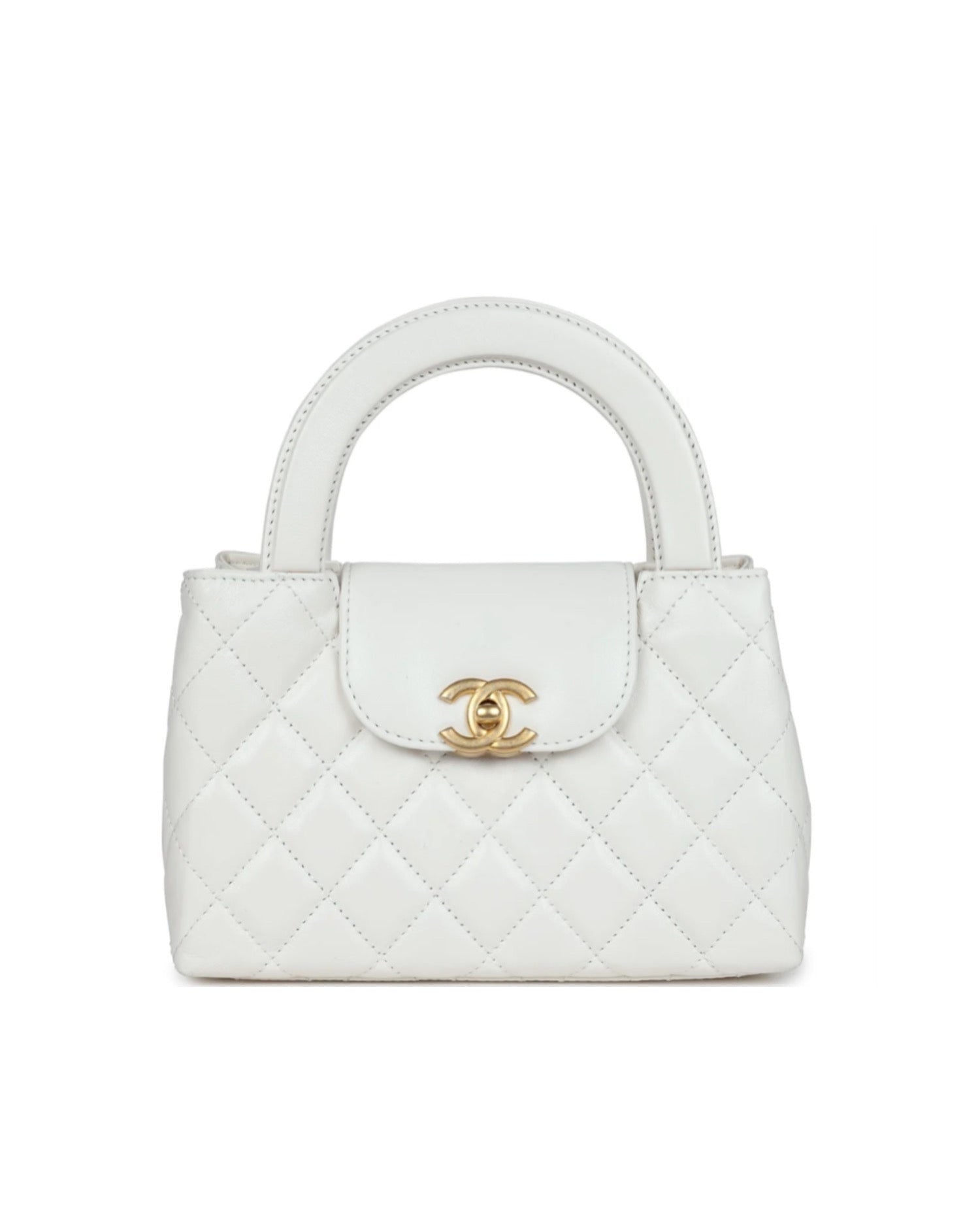 COCO Small Kelly Shopper White
