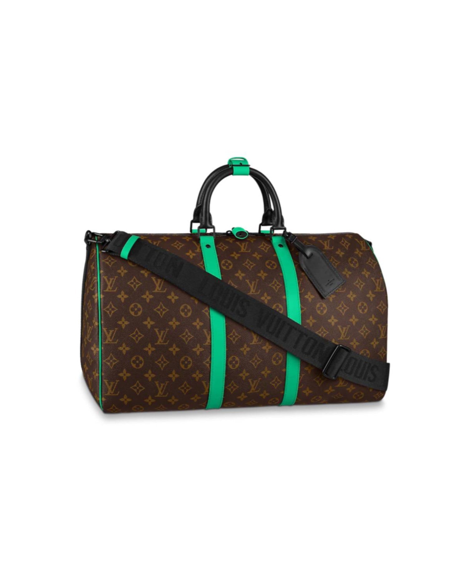 LVN Keepall 50 Green Monogram