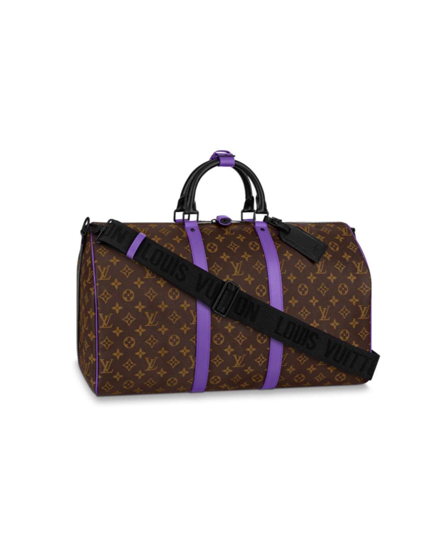 LVN Keepall 50 Purple Monogram