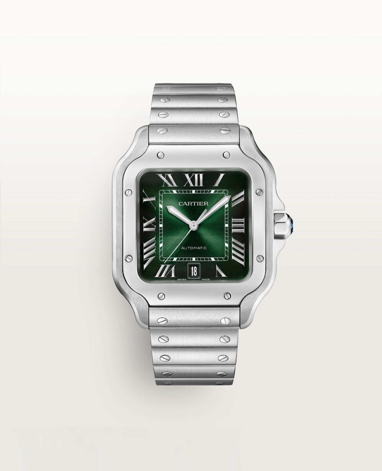 CRT Santos de CRTwatch, Large Model, Green Dial