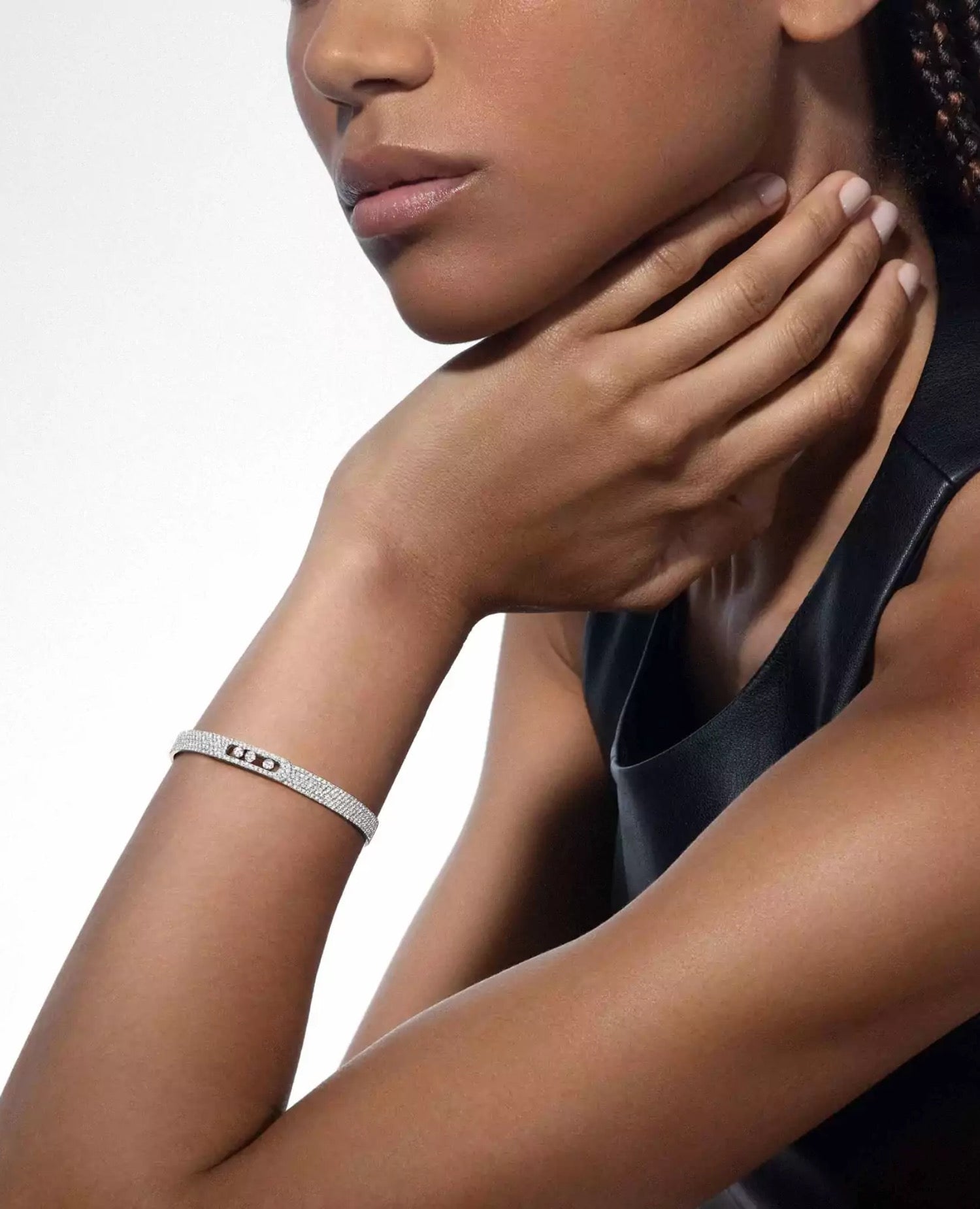 MSK  Move Noa Pavé Bangle Bracelet