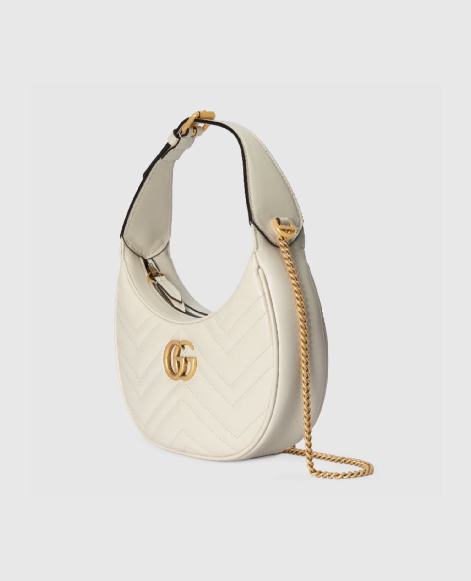GCC Half-Moon Sheped Mini Bag White