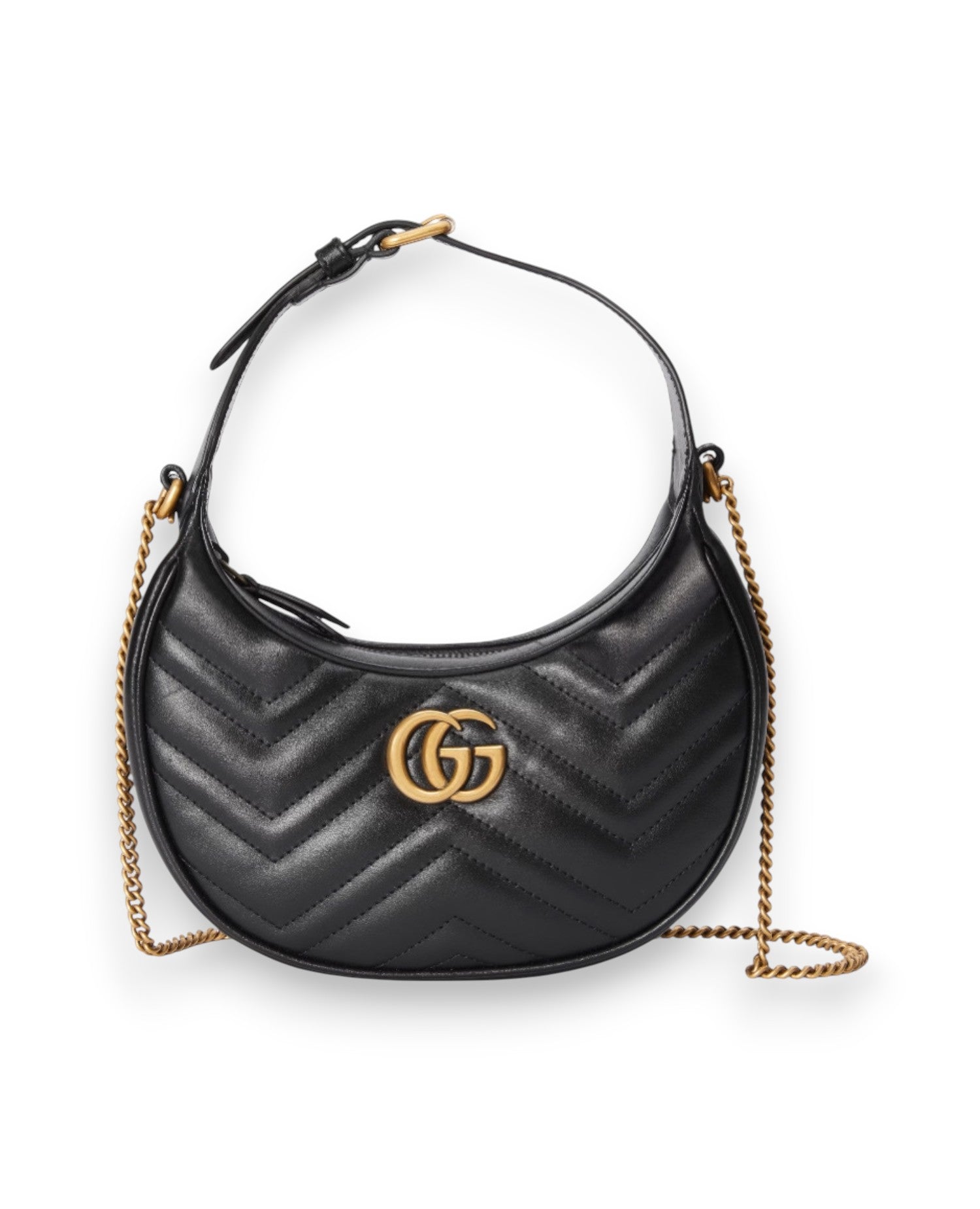 GCC Half-Moon Shaped Mini Bag Black