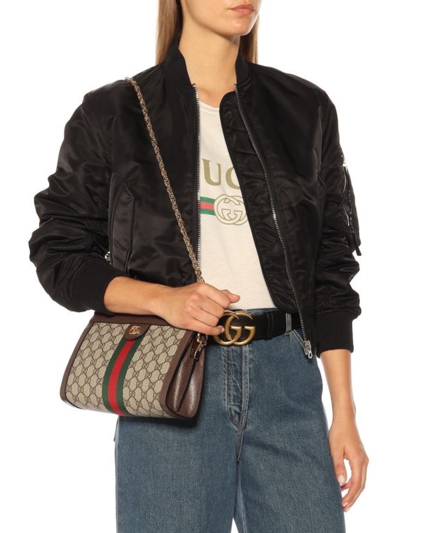 Ophidia GG Mini Pouch GCC Bieg & Ebony