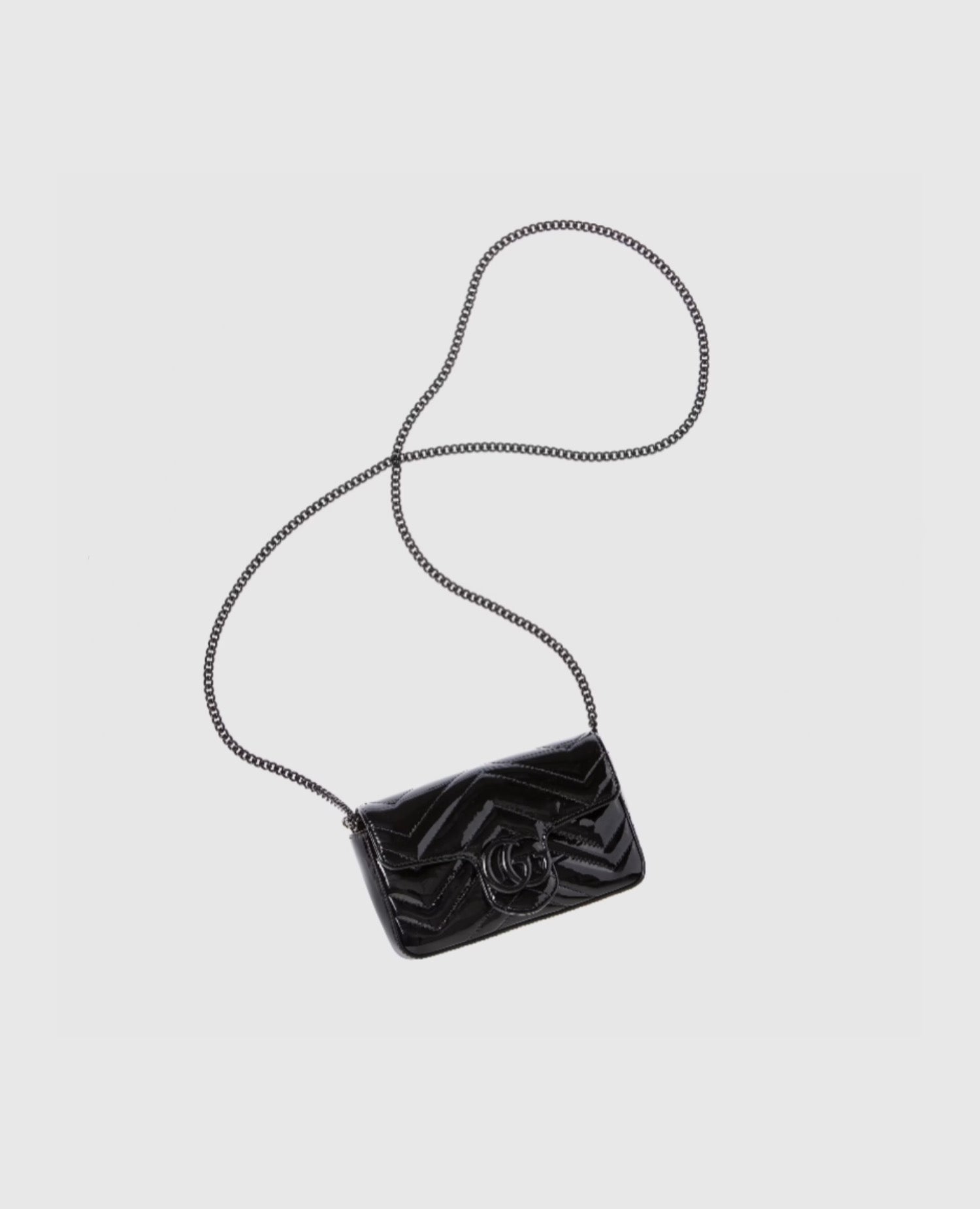 GCC GG Marmot Super Mini Bag Patent Black