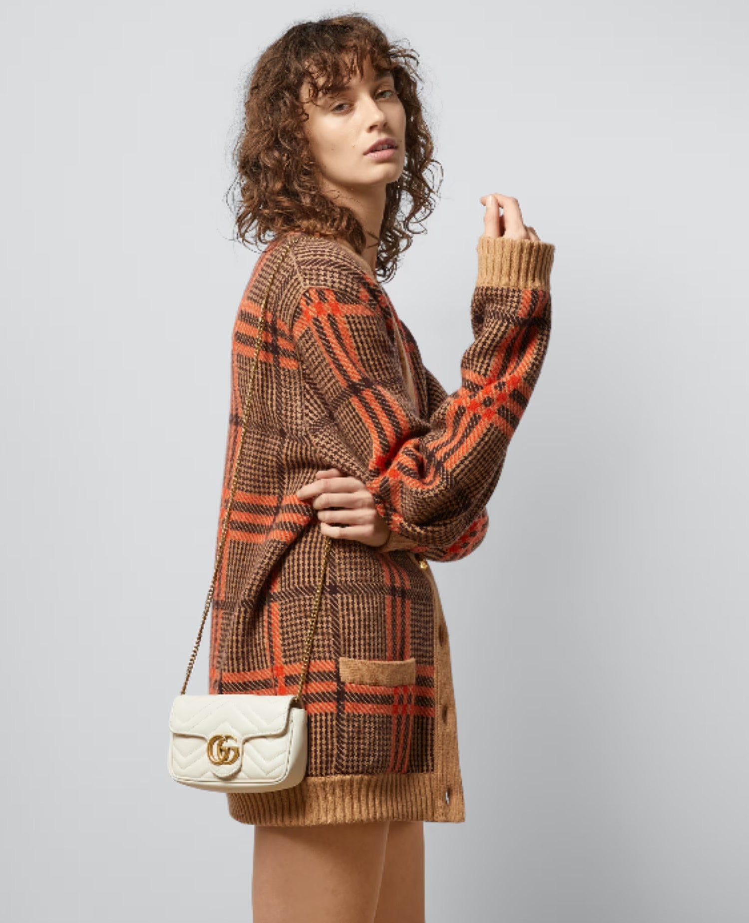 GCC GG Marmont Super Mini Bag White