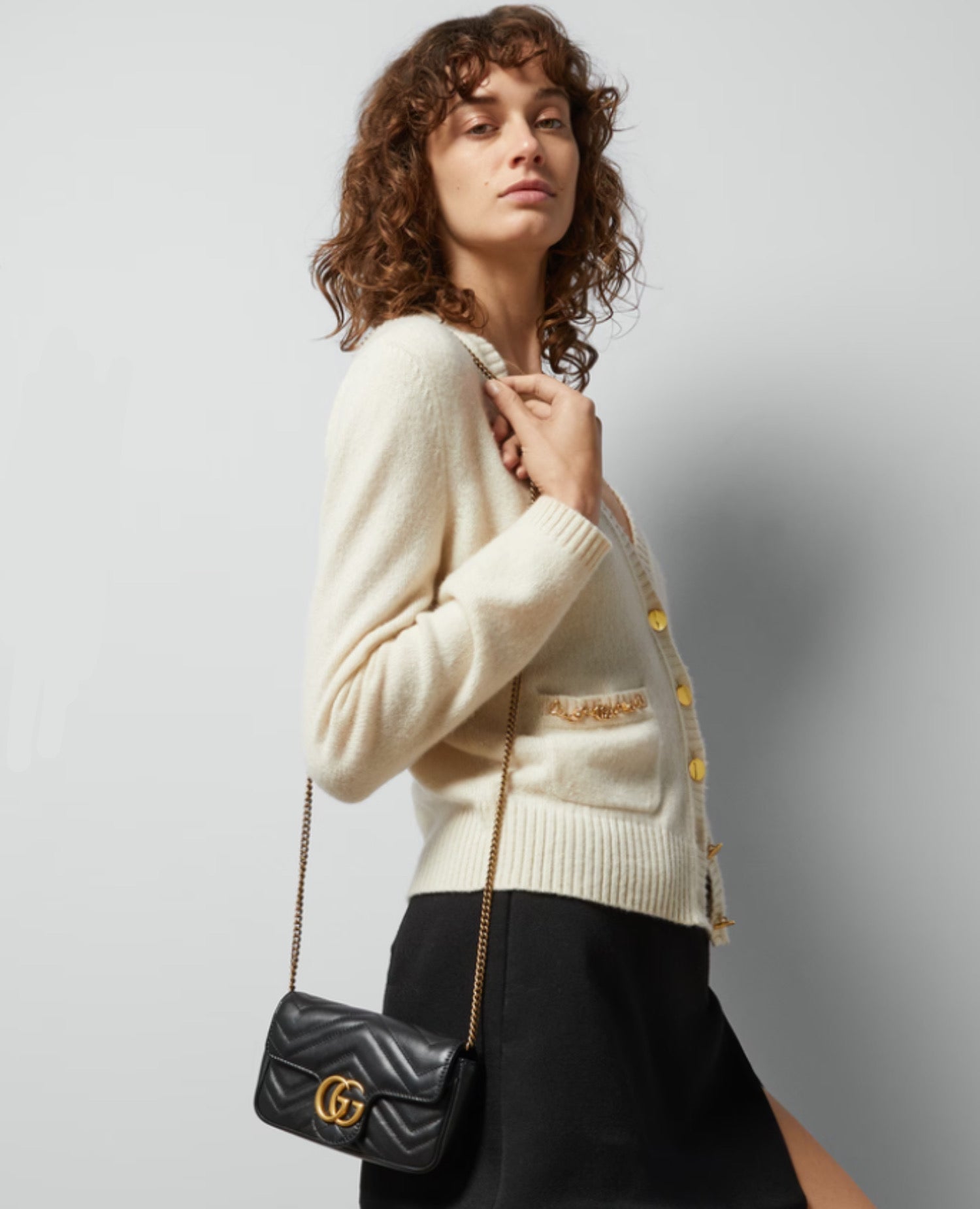 GCC GG Marmot Super Mini Bag Black