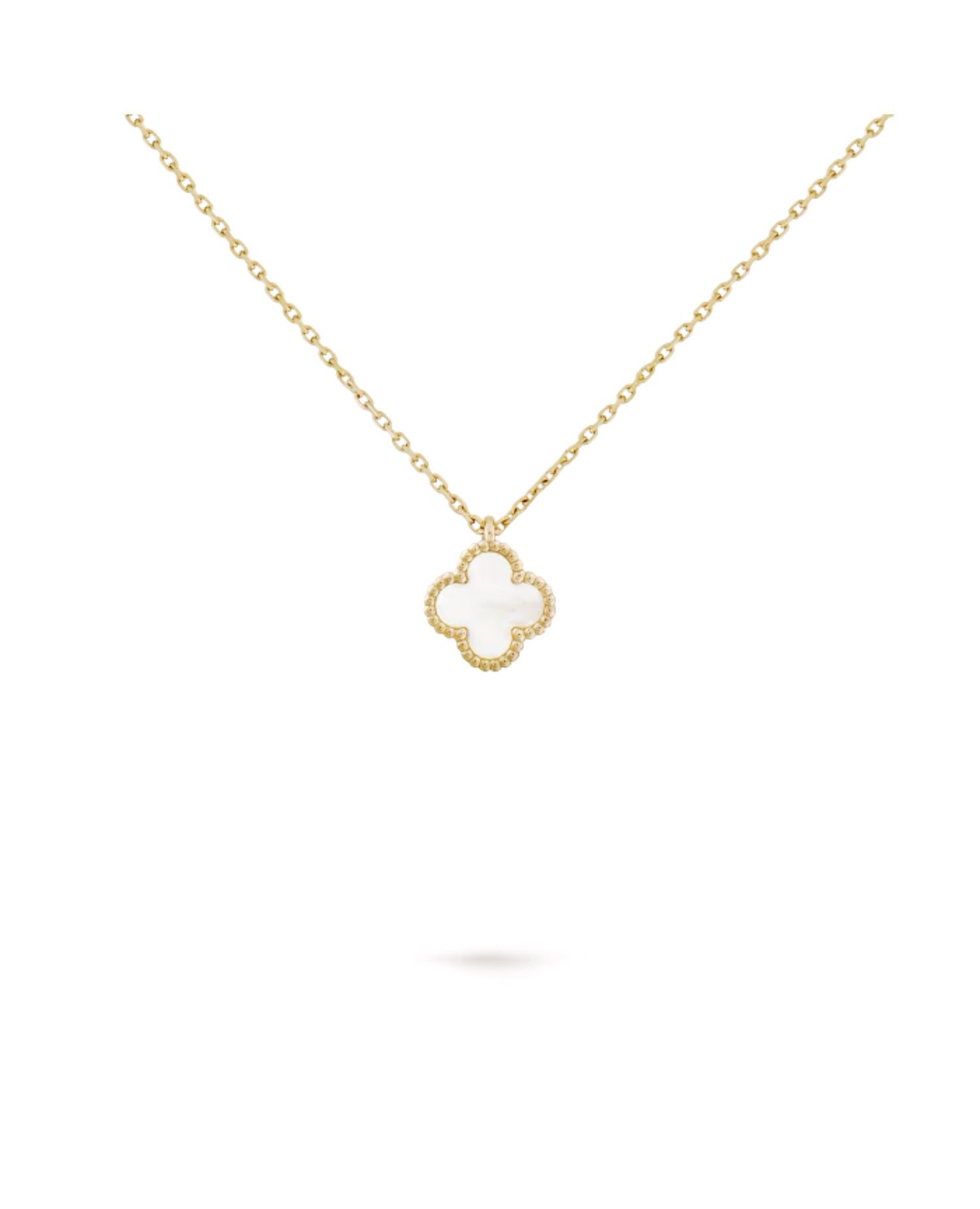 VCF Sweet Alhambra pendant, yellow gold, Mother-of-pearl